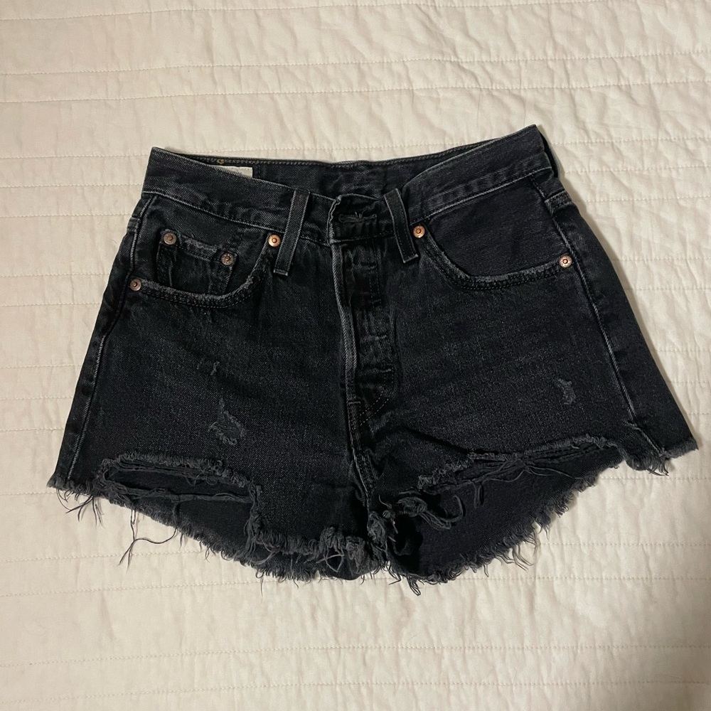 Levi’s Black Denim Shorts